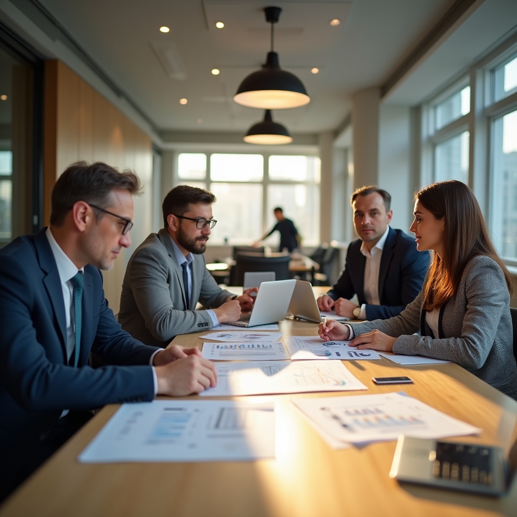 Сессия финансового планирования в офисе