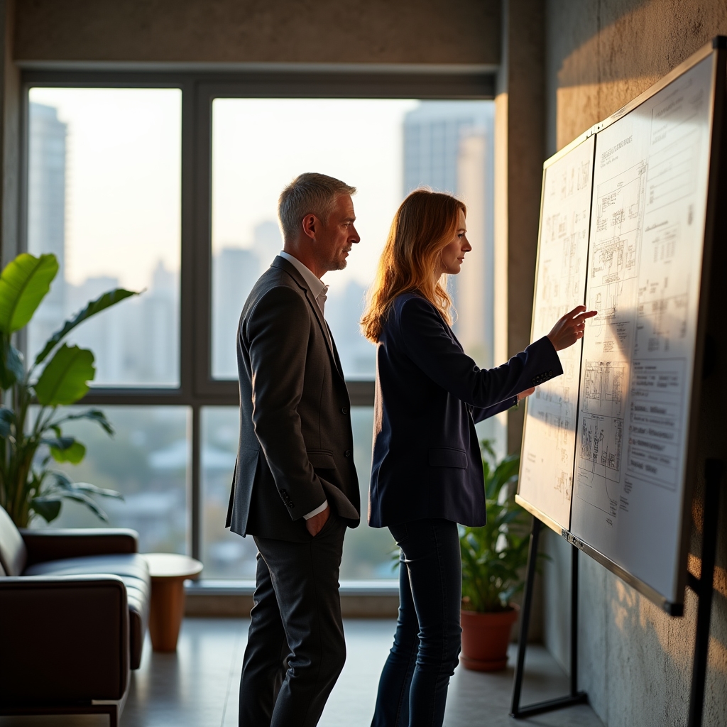 Команда Giralox обсуждает стратегию работы с клиентом